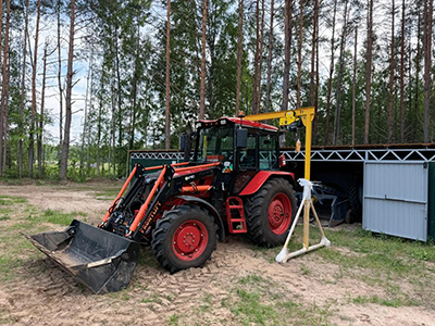 Успешная поставка мини козлового крана для обслуживания сельхозтехники