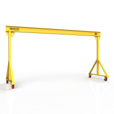 Мини кран козловой мобильный ручной Мобиус МПУ до 3Т 2x4 метра