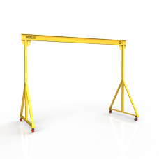 Мини кран козловой мобильный ручной Мобиус МПУ до 3Т 3x4 метра