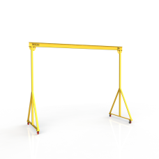 Мини кран козловой мобильный ручной Мобиус МПУ до 3Т 4x5 метра