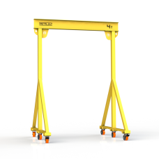 Мини кран козловой мобильный ручной Мобиус МПУ до 4Т 3x2 метра