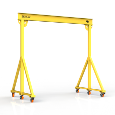 Мини кран козловой мобильный ручной Мобиус МПУ до 4Т 3x3 метра