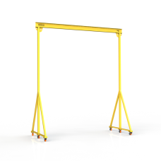 Мини кран козловой мобильный ручной Мобиус МПУ до 4Т 6x5 метра