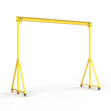 Мини кран козловой мобильный ручной Мобиус МПУ до 5Т 5x6 метра