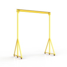 Мини кран козловой мобильный ручной Мобиус МПУ до 5Т 6x5 метра