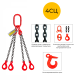 Строп цепной четырёхветвевой с самозакрывающимся крюком 4СЦ 2,36т 2м OCALIFT цепь Т8 G80