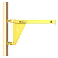 Кран консольный поворотный настенный Консум до 1 тонны с вылетом стрелы 2 м