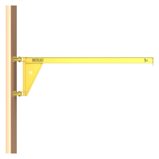 Кран консольный поворотный настенный Консум до 1 тонны с вылетом стрелы 4 м