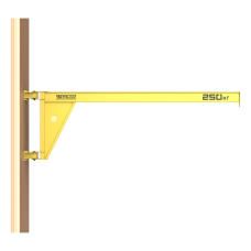 Кран консольный поворотный настенный Консум до 250 кг с вылетом стрелы 3,5 м