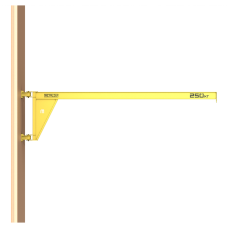 Кран консольный поворотный настенный Консум до 250 кг с вылетом стрелы 4 м