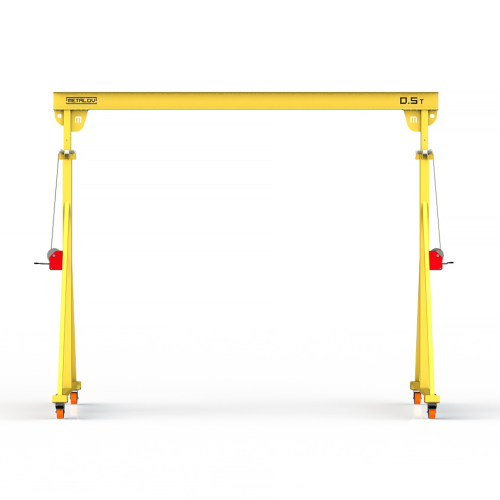 Мини кран козловой с регулируемой высотой Мобиус-TU до 500 кг 3,5-5x3 метра