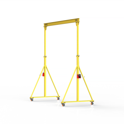 Мини кран козловой с регулируемой высотой Мобиус-TU до 500 кг 3,5-5x3 метра