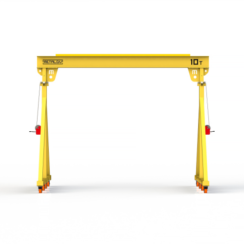 Мини кран козловой с регулируемой высотой Мобиус-TU до 10T 3-4x4 метра