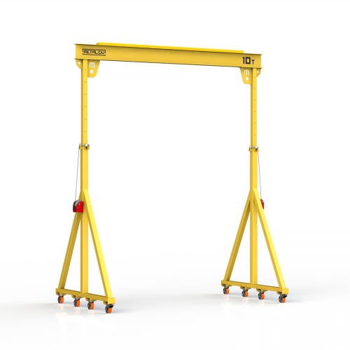 Мини кран козловой с регулируемой высотой Мобиус-TU до 10Т 3,5-5x5 метров
