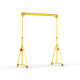 Мини кран козловой с регулируемой высотой Мобиус-TU до 1Т 3,5-5x4 метра