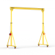 Мини кран козловой с регулируемой высотой Мобиус-TU до 2T 3-4x3 метра