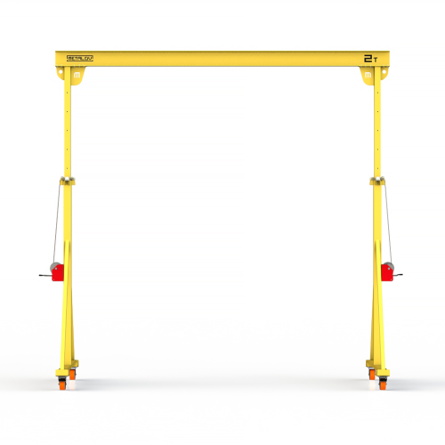 Мини кран козловой с регулируемой высотой Мобиус-TU до 2T 3-4x3 метра
