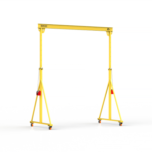 Мини кран козловой с регулируемой высотой Мобиус-TU до 2Т 3,5-5x3 метра