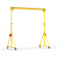 Мини кран козловой с регулируемой высотой Мобиус-TU до 3T 3-4x3 метра
