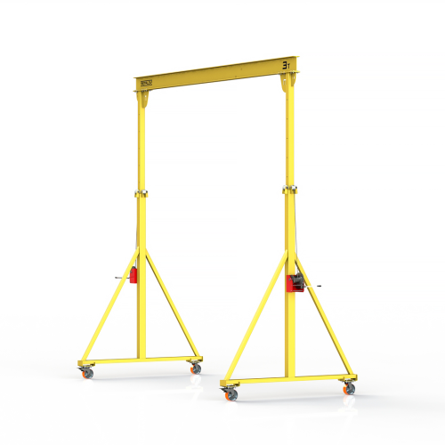 Мини кран козловой с регулируемой высотой Мобиус-TU до 3T 3-4x3 метра