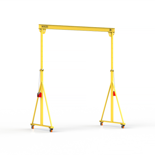 Мини кран козловой с регулируемой высотой Мобиус-TU до 3Т 3,5-5x3 метра