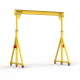 Мини кран козловой с регулируемой высотой Мобиус-TU до 4T 3-4x4 метра