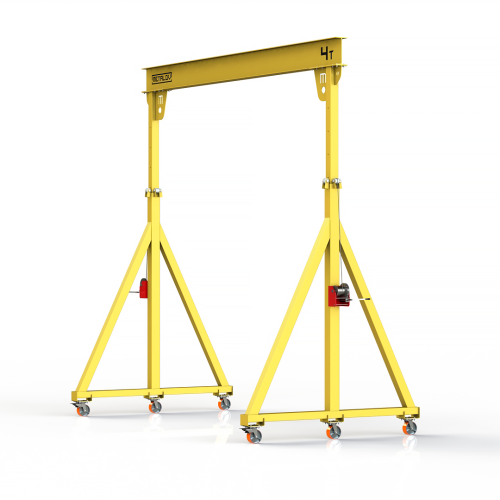 Мини кран козловой с регулируемой высотой Мобиус-TU до 4T 3-4x4 метра