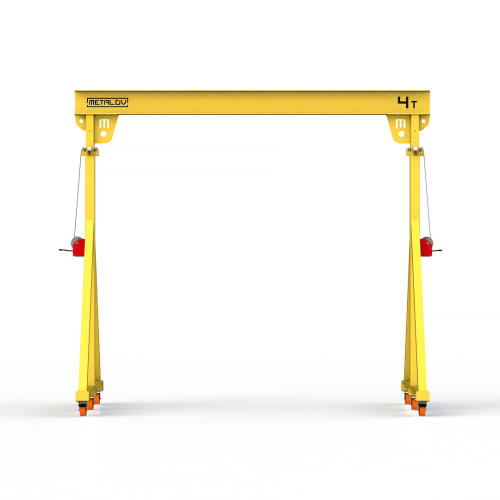Мини кран козловой с регулируемой высотой Мобиус-TU до 4Т 3,5-5x3 метра