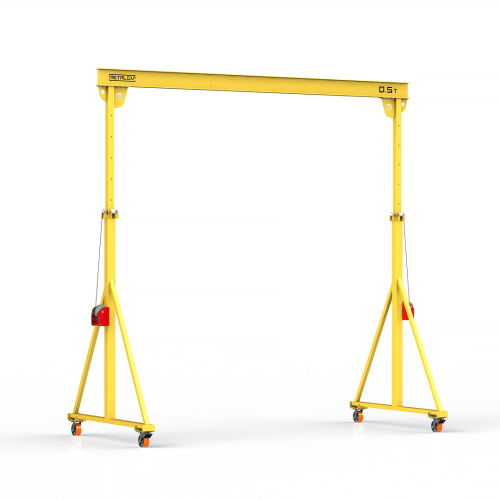 Мини кран козловой с регулируемой высотой Мобиус-TU до 500 кг 3-4x5 метров