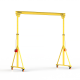 Мини кран козловой с регулируемой высотой Мобиус-TU до 500 кг 3-4x5 метров