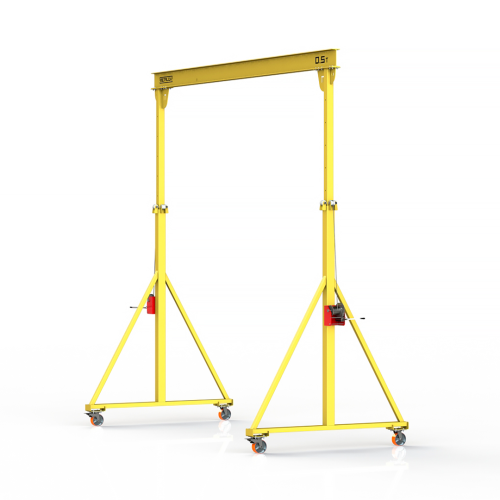 Мини кран козловой с регулируемой высотой Мобиус-TU до 500 кг 3-4x5 метров