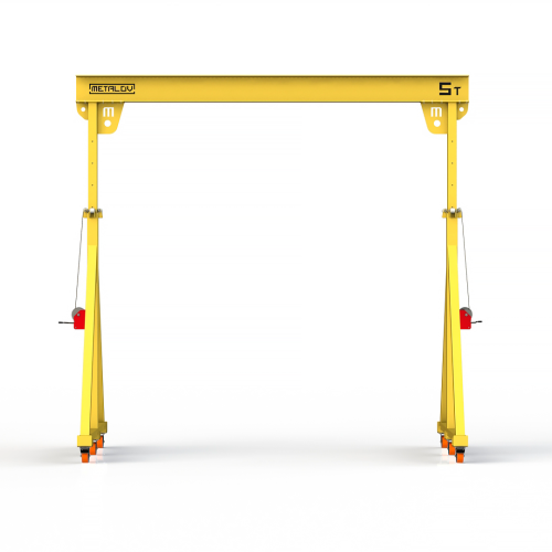Мини кран козловой с регулируемой высотой Мобиус-TU до 5T 3-4x3 метра