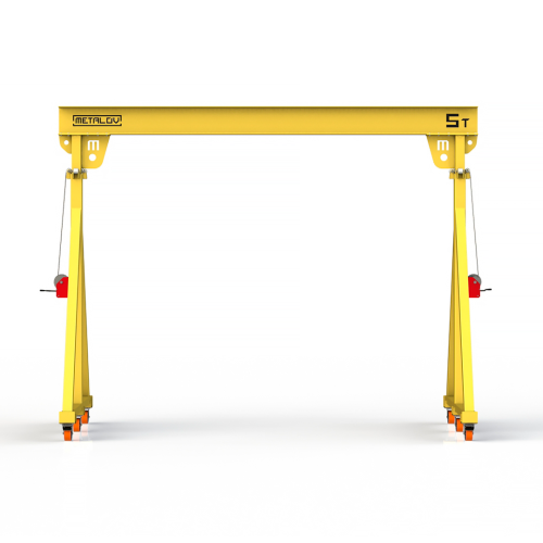 Мини кран козловой с регулируемой высотой Мобиус-TU до 5T 3-4x3 метра