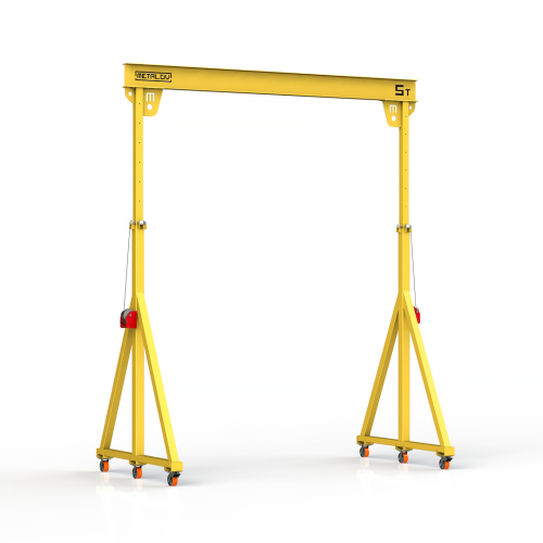 Мини кран козловой с регулируемой высотой Мобиус-TU до 5Т 3,5-5x3 метра