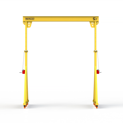 Мини кран козловой с регулируемой высотой Мобиус-TU до 5Т 3,5-5x3 метра