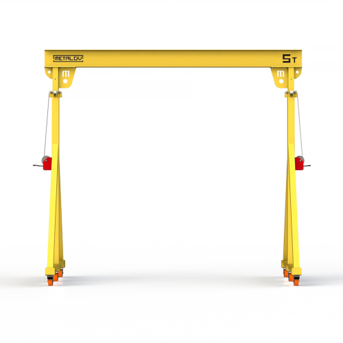 Мини кран козловой с регулируемой высотой Мобиус-TU до 5Т 3,5-5x3 метра