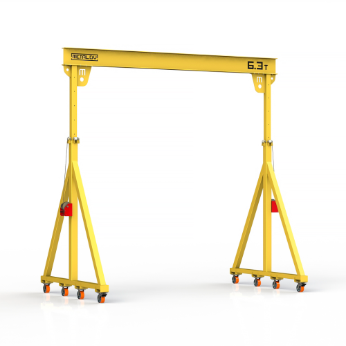 Мини кран козловой с регулируемой высотой Мобиус-TU до 6,3T 3-4x5 метров