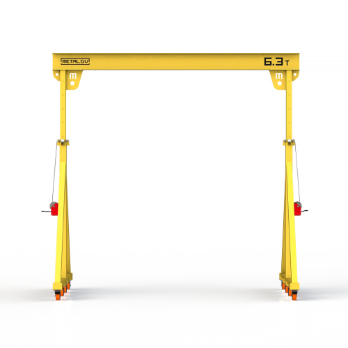 Мини кран козловой с регулируемой высотой Мобиус-TU до 6,3T 3-4x5 метров