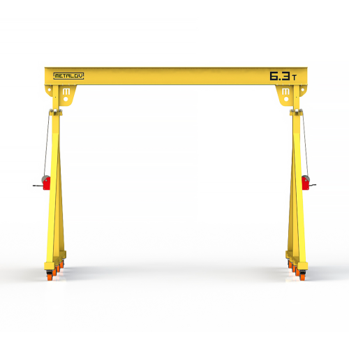 Мини кран козловой с регулируемой высотой Мобиус-TU до 6,3T 3-4x5 метров