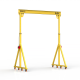 Мини кран козловой с регулируемой высотой Мобиус-TU до 6,3Т 3,5-5x4 метра