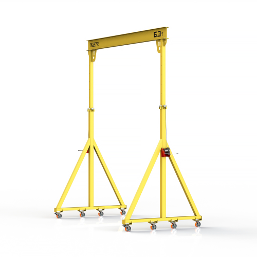 Мини кран козловой с регулируемой высотой Мобиус-TU до 6,3Т 3,5-5x4 метра