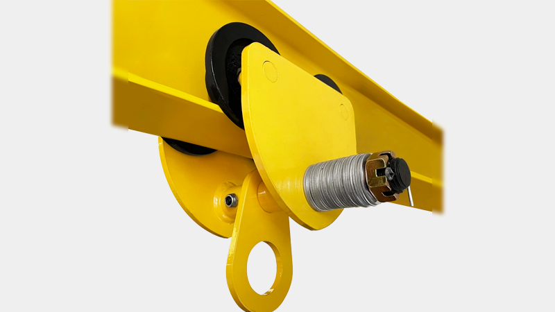 Каретка ручная 0,5т тип GCT тележка на двутавр холостая без привода