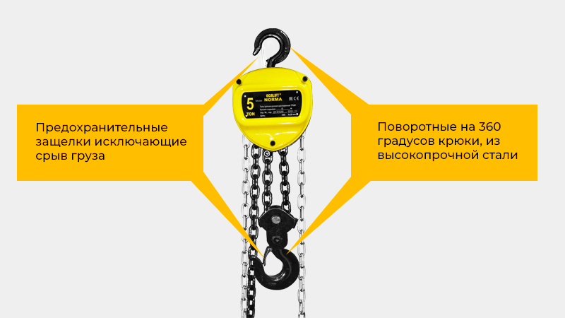 Тали OCALIFT проходят стопроцентный технический контроль